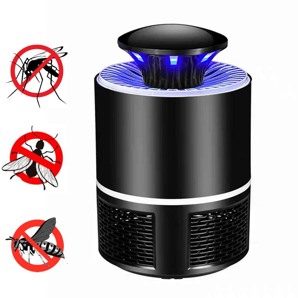 MXKF Electronic Insect Trap Bug Zapper & Mosquito Killer LED Lamp with Built in Fan Mosquito Catcher Trap USB Power Supply for Home Kitchen Bedroom Patio Yard Office 