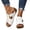 White, variant on Comfortable Arch Support Slides Solid Color Sandals for Women Breathable Summer Orthotic Platform Wedge Slip on All Day Walking Casual Damping Sole Stretch Lightweight Sandal