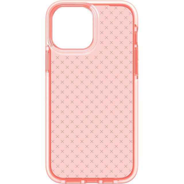 Tech21 Evo Check pour iPhone 13 Pro Max – Étui de Téléphone Ultra-Protectrice avec Protection Multi-Chute de 16 Pieds Corail iPhone 13 Pro Max