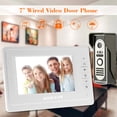 thumbnail image 3 of Zootealy Sonnette d'Intercom Vidéo Filaire de 7 Pouces avec Vision Nocturne Infrarouge - Norme Américaine - Logo Inclus, 3 of 6