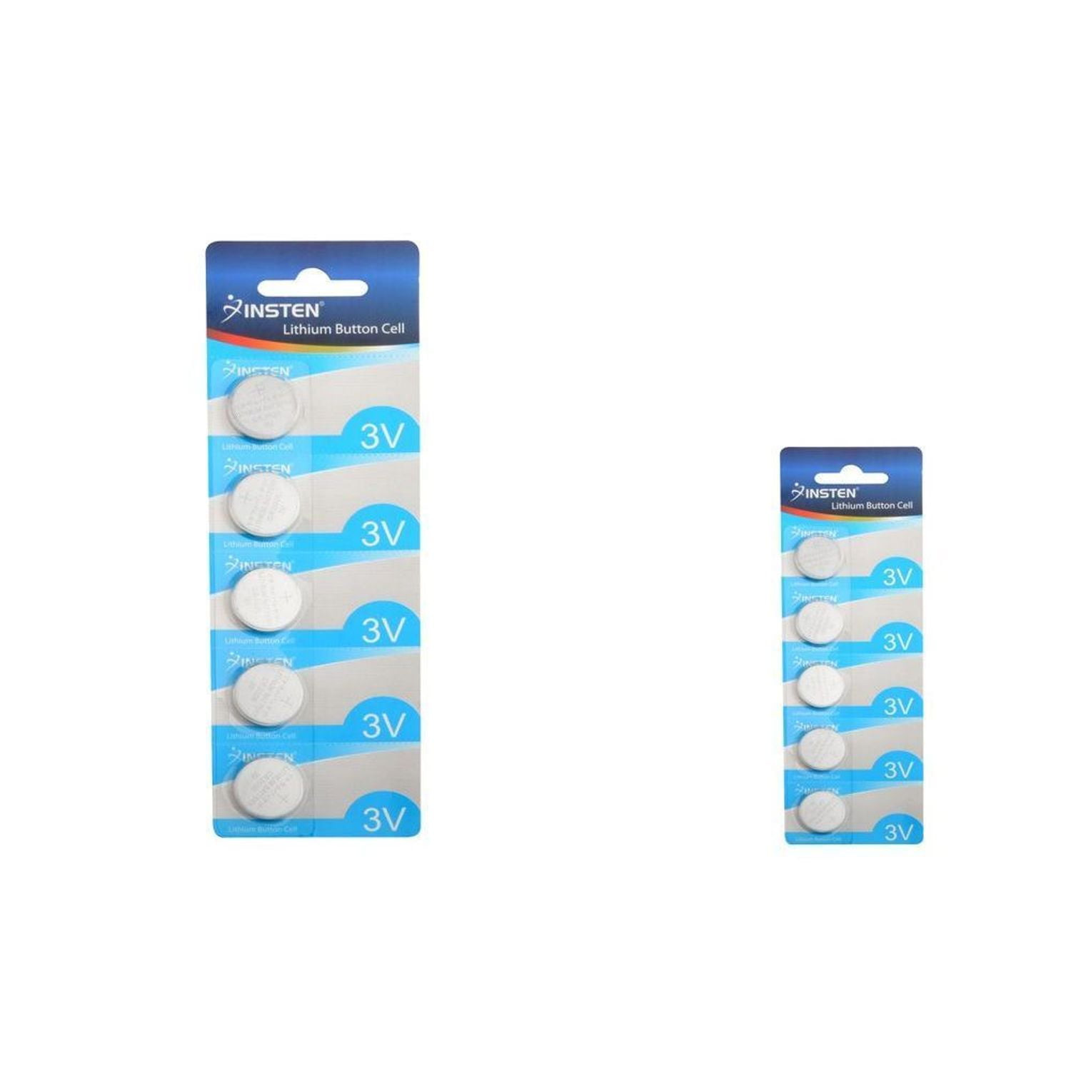 10 Pack CR2025 CR 2025 Lithium Battery 3V Coin Cell Button Battery For