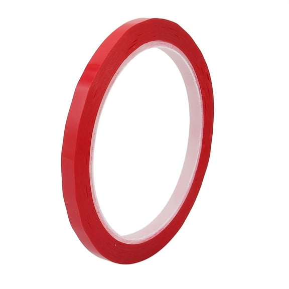 Unique Bargains 6mm Width 50 Meters Length PET Self Adhesive Electrical Insulation Tape Red