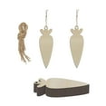 thumbnail image 5 of perfeclan 4x12Pcs Wood Carrot Cutouts Hanging Easter Wooden Carrot for Home Decorations, 5 of 9