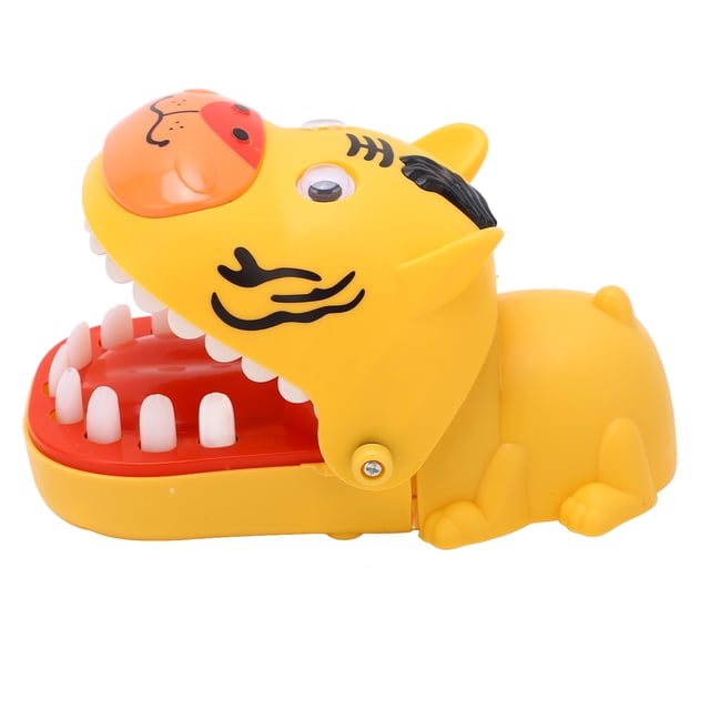 Juego Para Morderse Los Dedos, Encantador, Divertido, Portátil, Con Forma De Tigre, Seguro, Para Empujar Los Dientes, Juguete Para Morderse, Para Fiestas Navideñas