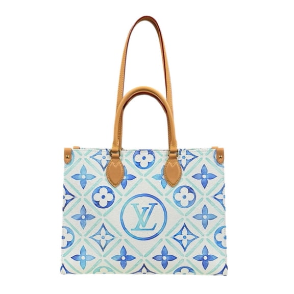 Pre-Owned Louis Vuitton On the Go MM LV Monogram Tile Shoulder Bag,... (Good)