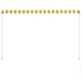 thumbnail image 3 of vidaXL Auvent Rétractable 200x150 cm Jaune et Blanc, 3 of 5