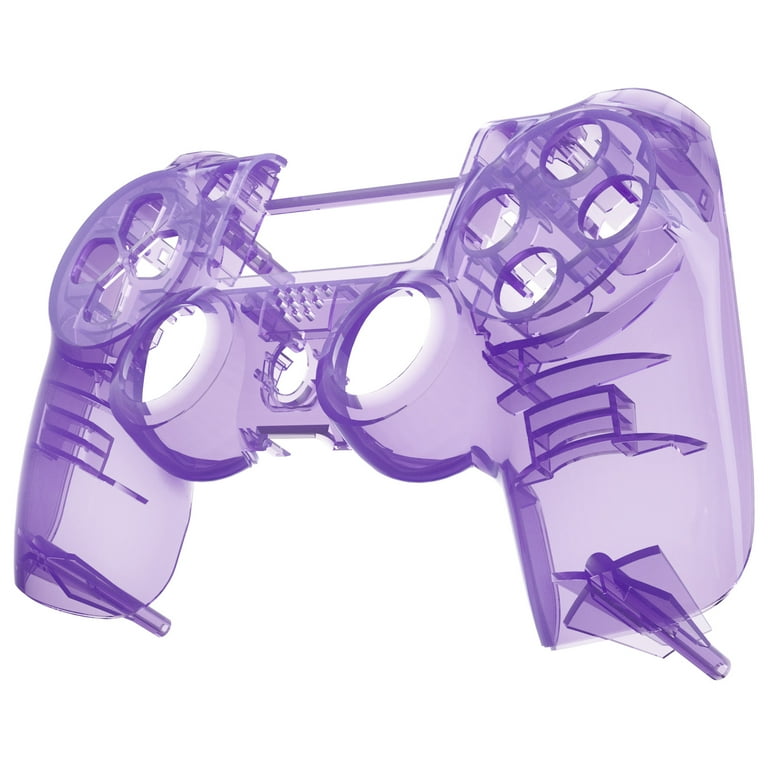 福袋 セール eXtremeRate Transparent Crystal Clear Purple Replacement 家庭用ゲーム機本体