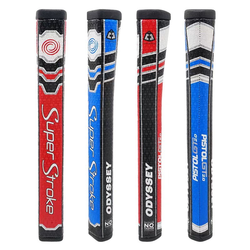 1Pcs Poignée de Golf 1.0/2.0 Taille Pu Poignées de Golf Rouge/bleu 2 Couleurs 1.0 Bleu
