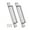 C, variant on 2 Pack Multipurpose Barn Door Handles Hole Center Aluminum Alloy Gate Handle for Bathroom Wardrobe Closet Daily Use