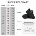 thumbnail image 2 of vibdiv Boys Girls Sneakers Kids Shoes Breathable Running Lightweight Tennis Athletic Shoes All Black Big Kid Size 1, 2 of 6
