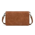 thumbnail image 6 of Wrangler Crossbody Bag for Women Small Wallet Purse RFID Blocking Clutch Phone Purse, Brown, 6 of 7