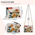 thumbnail image 7 of Pzuqiu Geometric Flower Leather Crossbody Bag Minimalist Exquisite Women Leather Crossbody Bag with Chain Strap Functional Trendy for Party and Special Occasions, 7 of 7