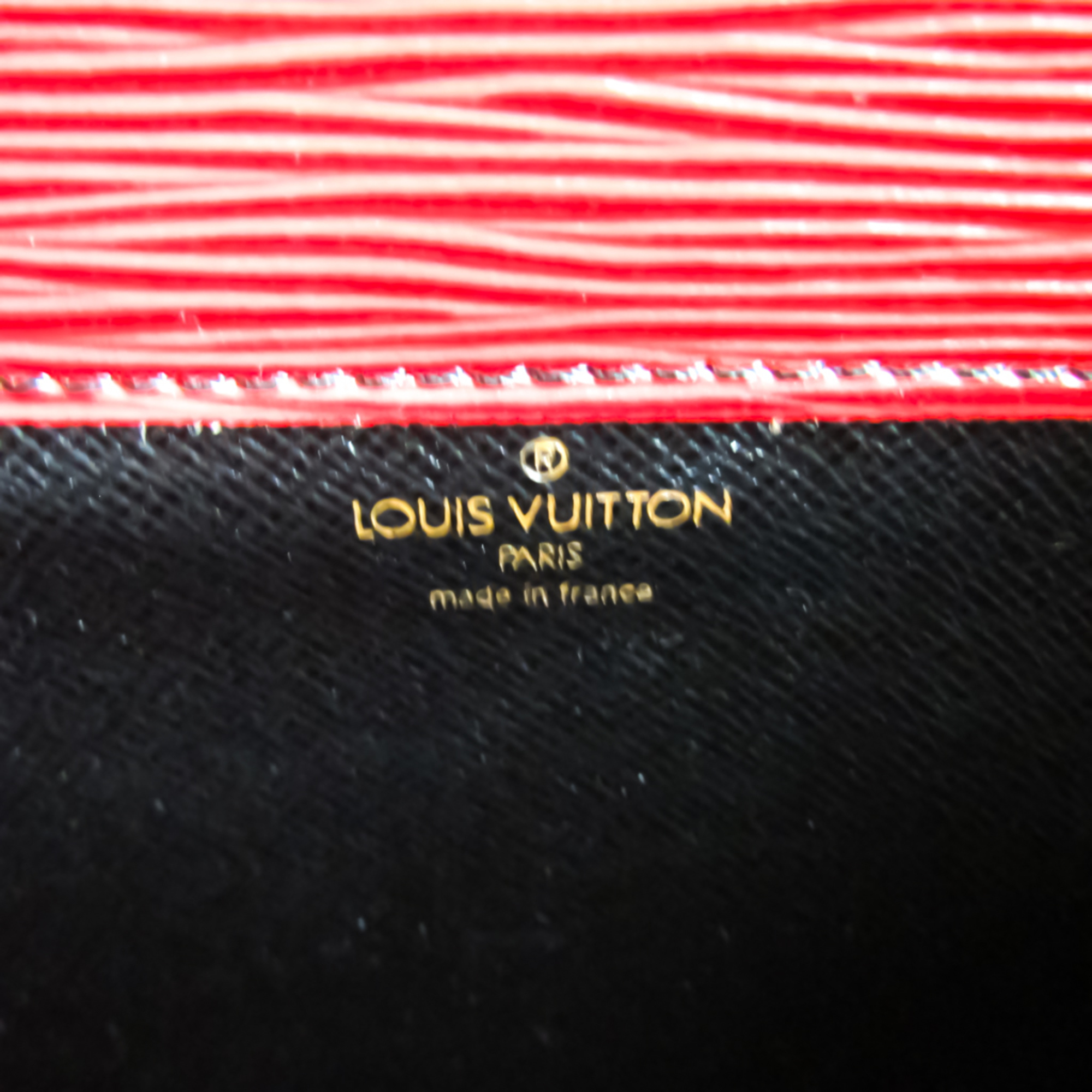 Louis Vuitton Epi Cartouchiere M52247 Women's Shoulder Bag Castilian Red