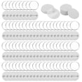 thumbnail image 2 of 300 juegos de piezas para insignias de botones en blanco de 32 mm/1,25", botones redondos de 58 mm, pines en blanco, 2 of 5