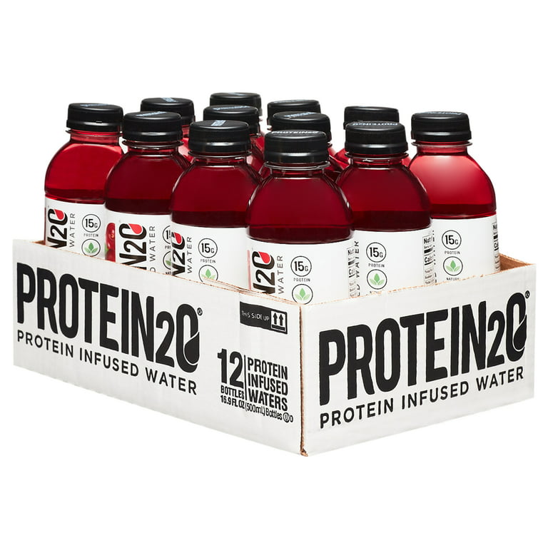 Protein2o Flavored Protein Water, Variety Pack, 12 pack 