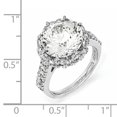 thumbnail image 3 of Cheryl M Sterling Silver Fancy CZ Ring Size 8, 3 of 3