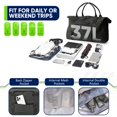 thumbnail image 4 of Bolsa de viaje EASYFUN Weekender con funda tipo trolley negra, 4 of 9