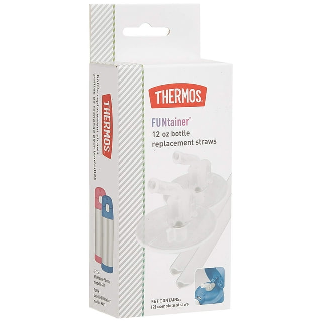 Botella termo Funtainer de repuesto para pajitas, 350 ml, 2 unidades