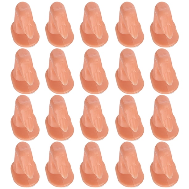 Práctica de uñas Herramientas Herramientas Falsas Accesorios Mano Fácil Dedos Racks Nails Practicar Accesorio Para Nails Acrílicos 20 Piezas Advancent CE001687-00