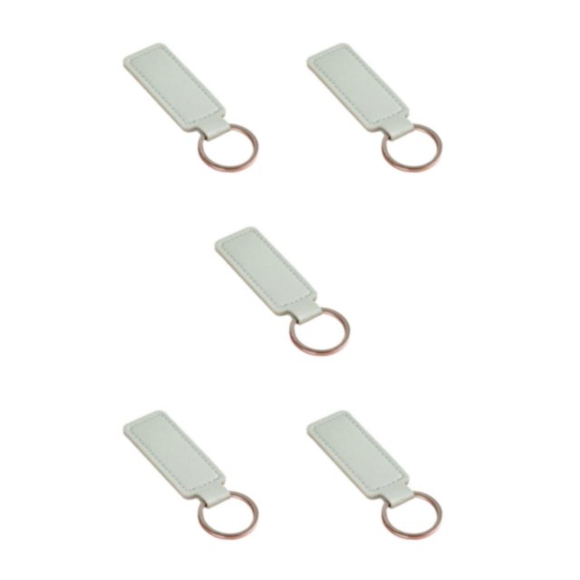 Speravity Aro de llavero ligero: conveniente y duradero para todos los días Fácil de cuero Llavero de motocicleta Llavero Llaveros verde claro Type2 NO2