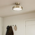 thumbnail image 2 of Champagne Bronze LED Semi Flush Mount from the Riu Collection, 2 of 4