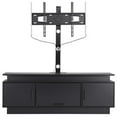 thumbnail image 3 of VEVOR 52" TV Stand with Mount for up to 75 in TVs, Entertainment Center with Power Outlet & LED Lights, Height Adjustable TV Console with Mount with 3 Tiers Storage Cabinets for Bedroom, Living Room, 3 of 9
