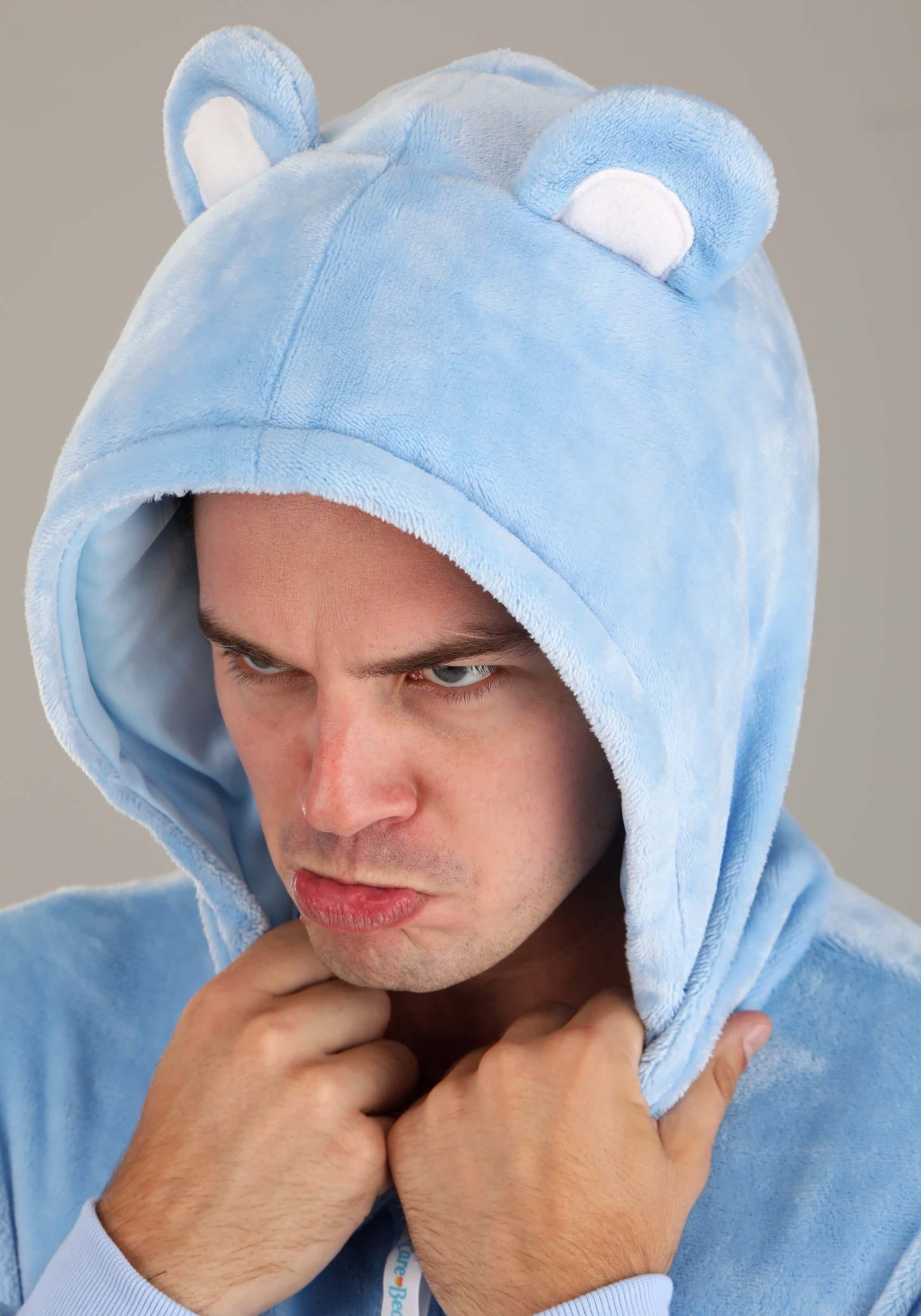 Adult Care Bear Grumpy Bear Onesie