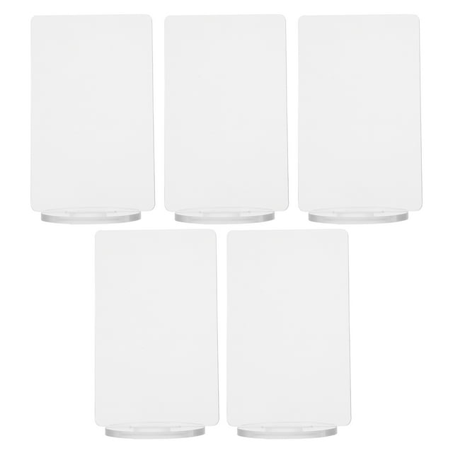 5Pcs Standing Sign Holder Acrylic Holder for Cartoon Figure Standing Sign DIY