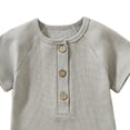 thumbnail image 4 of eczipvz Newborn Baby Boys Girls Romper 18-24 Months Jumpsuit Cotton Linen Sleeveless Ruffled Bodysuit Infant Spring Summer Clothes Outfits, 4 of 4