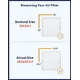 thumbnail image 4 of Filter King 14x27x2 Air Filter | 6-PACK | MERV 8 HVAC Pleated A/C Furnace Filters | MADE IN USA | Actual Size: 14 x 27 x 1.75", 4 of 5
