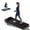 Black- with vibration mode, variant on CURSOR FITNESS Walking Pad with 15% Incline,Under Desk Treadmill for Home Office,Folding Treadmill with 2.5HP Motor,LED Display,Remote Control,300 lb Capacity