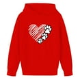 thumbnail image 4 of Sudaderas con capucha para niños y niñas, sudaderas casuales de manga larga, lindas sudaderas de gran tamaño con bolsillo de polar, chaquetas para niñas, 4 of 4