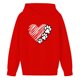 thumbnail image 4 of Sudaderas con capucha para niños y niñas, sudaderas casuales de manga larga, lindas sudaderas de gran tamaño con bolsillo de polar, chaquetas para niñas, 4 of 4