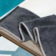 thumbnail image 6 of Superior Cabana Cotton Towel/ Chaise Lounge Chair Cover, Charcoal, 6 of 11