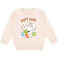 thumbnail image 2 of Inktastic Happy Easter Bunny with Eggs and Carrot Toddler Sweatshirt, 2 of 4
