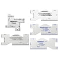 thumbnail image 4 of Precision Seam Measuring Gauge Metal Quilting Tailor Ruler Template Sewing Diy, 4 of 5