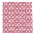 thumbnail image 2 of Ambesonne Strawberry Shower Curtain, Flowers Fresh Fruit Art, 69"Wx70"L, Pastel Pink White, 2 of 4