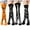 All 4 colors, variant on Gustave 2 Pairs Women Thigh High Socks Over the Knee Leg Warmer Fashion Boot Socks Halloween Stocking Bone Pattern
