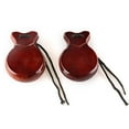 thumbnail image 5 of 2 Pcs Flamenco Dance Castanets with String Spanish Castanet Hand Percussion Instrument Musical Toy for Kids Adults, 5 of 8