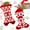 Style A+B, variant on Knitted Dog Christmas Stockings for Pets, Extra Large Ornament Decorations for Family Holiday Season Decor, Christmas Bags-Christmas Parent-Child Cute Bone