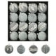 thumbnail image 1 of Adornos navideños, regalos navideños, 16 bolas navideñas de terciopelo flocadas, adornos navideños para árbol de Navidad, bolas de plástico, adornos colgantes decorativos navideños, decoración para ár, 1 of 8