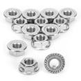 thumbnail image 4 of Hardware, Rust-proof Flange Nut High Reliability 25Pcs  For Greenhouse Supplies Accessories M8, 4 of 8