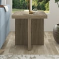 thumbnail image 4 of Boden 22" Wide Square Fluted Side Table in Antiqued Gray Oak, 4 of 5