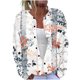 thumbnail image 2 of Cárdigan informal de punto estampado para mujer, con chaqueta abotonada y abrigo superior para mujer, 2 of 5