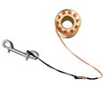 thumbnail image 1 of koolsoo Finger Spool High Visibility Snorkeling Line Spool Gold, 1 of 8