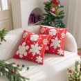 thumbnail image 4 of Ganfancp Christmas Style Tufted Pillow Cover Living Room Sofa Snowman Christmas Tree Sofa Pillow Cover 17.71X17.71In Liquidación Ventas Hoy Ofertas Prime 1* Funda de Almohada, 4 of 6