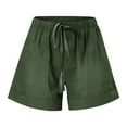thumbnail image 5 of zuwimk Biker Shorts Women,Women's Hiking Cargo Shorts Quick Dry Lightweight Summer Shorts for Women Outdoor Travel Golf Active Army Green,4XL, 5 of 5