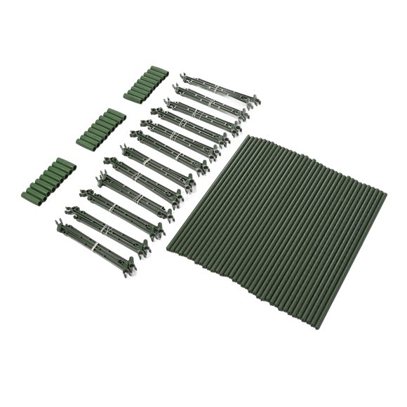 YOUTHINK Cage à Tomates 3 Pcs Noyau en Acier Piquets Triangulaires pour Plantes Support de Jardin