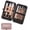 Pink and Black 12 pcs, variant on Beauty Power 12-Piece Manicure Pedicure Set - Rose Gold Glitter Case - Nail Clippers, File & Cuticle Tools (Pink)