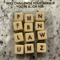 thumbnail image 2 of The Crossword Solitaire Game, Qless Crossword Solitaire Dice Game with 12 Dice Letters Set Travel Scrabble Game with Case for Kids Fun Crossword Letter Tiles, 2 of 10